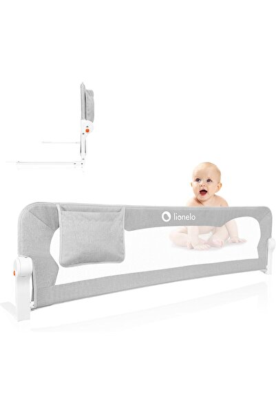 Lionelo حاجز سرير إيفا مضاد للسقوط 150×42 سم، غطاء سرير للأطفال، قابل للطي 18...