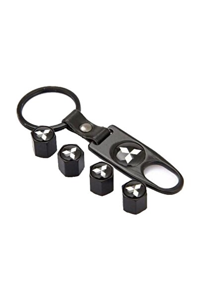 GARDENAUTO Mitsubishi Accessory Metal Valve Cover and Keychain Set