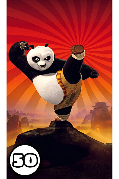 Kung-Fu Panda Βιβλίο ζωγραφικής, 50 εικονογραφήσεις Kung Fu Panda, A4