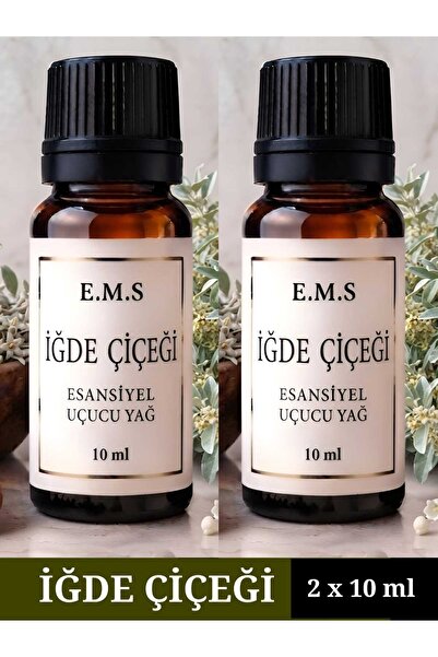 E.M.S AVM 2 X 10 ML İĞDE ÇİÇEĞİ Esansiyel Uçucu Yağ Buhurdanlık Yağı Difüzör ...