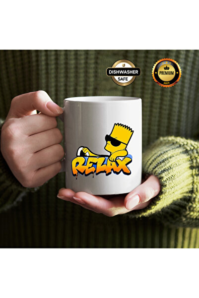 Baskılı Premium Porselen Kupa Bardak