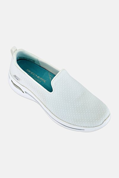 SKECHERS Women GO Arch Fit Slip On Walking Shoes, White