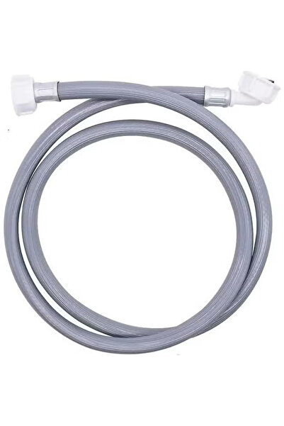 NOVEX Washing Machine Inlet Hose with Steel Connectors, Grey 3 Meter