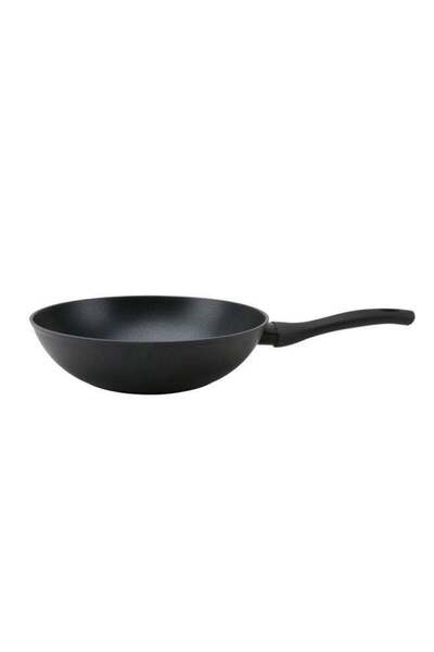 Trust Aluminium Non-Stick Wok Stir FryPan Black 32cm