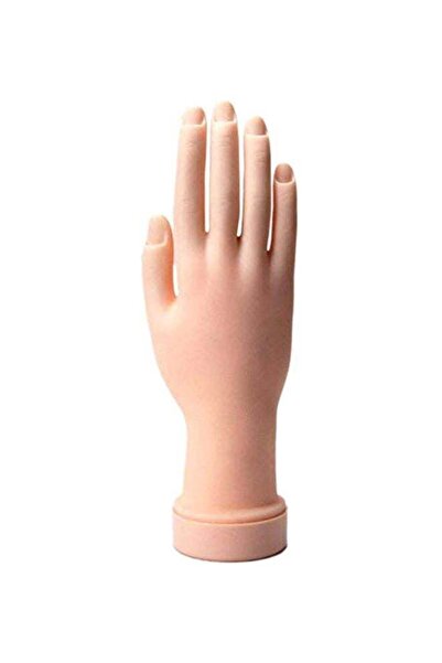 AORAEM Nail Training Practice Hand Mannequin Beige