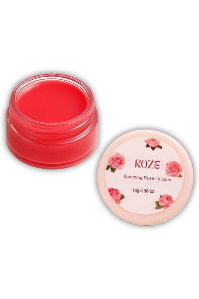 ROZE All Natural | Blooming Rose Petal Lip Balm | Soft, Bright Lips for All Ages