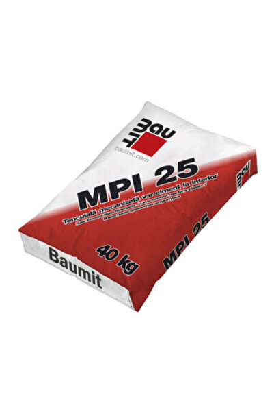 BAUMİT Tencuială mecanizată de var-ciment pentru interior MPI 25 40 KG