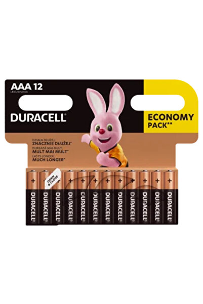 Duracell AAA 12 τεμάχια αλκαλικές μπαταρίες 1.5V