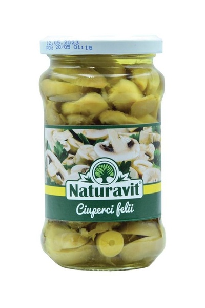 Naturavit Sliced ​​Mushrooms, 314ml