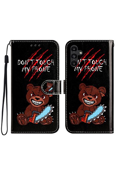 OEM Θήκη-Πορτοφόλι με Βάση Στήριξης για Samsung Galaxy A56 5G - Θυμωμένη Αρκούδα