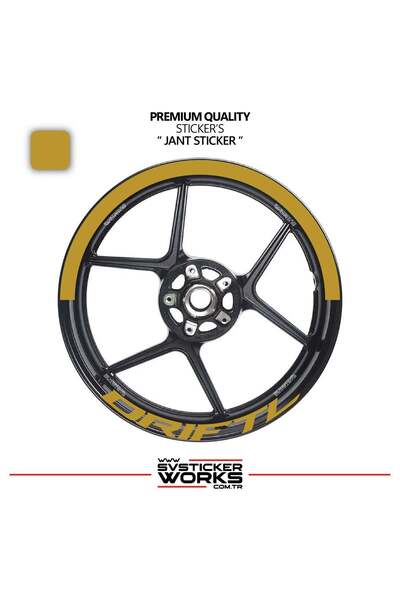ARONA Mondial Dri̇ft L Wheel Rim Strip – Half Rim Covering & Dri̇ft L Letteri...