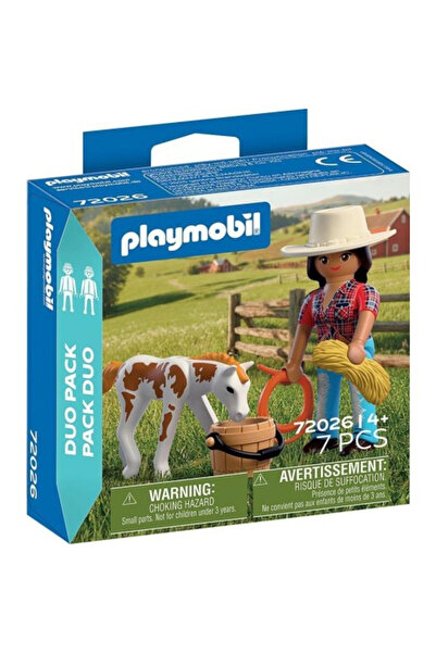Playmobil Διπλή συσκευασία: Αναβάτης και Πουλάρι