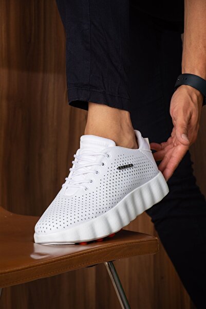 Zerenyus ZRC2631 - Premium Walk Ανδρικό Sneaker με Ειδική Σόλα Λευκό