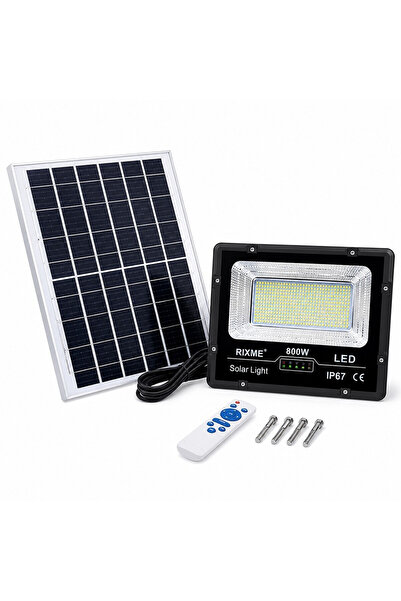 OEM Στεγανός Ηλιακός Προβολέας LED 800W με Τηλεχειριστήριο IP67 RZ-204
