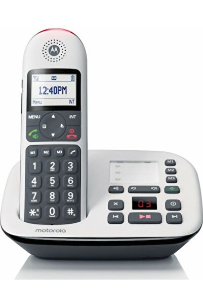Motorola CD5011 Ασύρματο Τηλέφωνο Λευκό