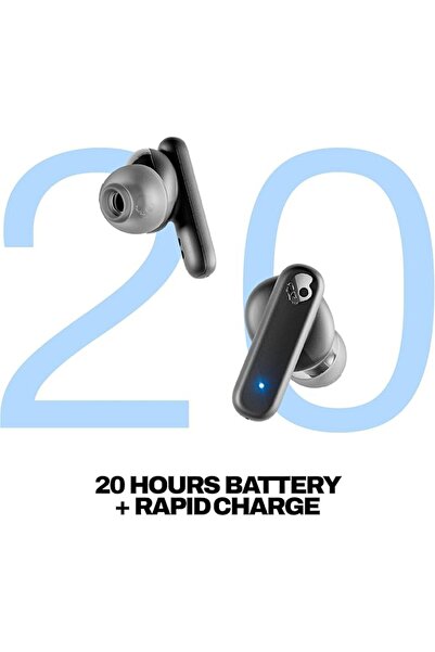Skullcandy سماعات أذن لاسلكية من سموكن بادز، 20 ساعة من الاستقلالية الذاتية، ...