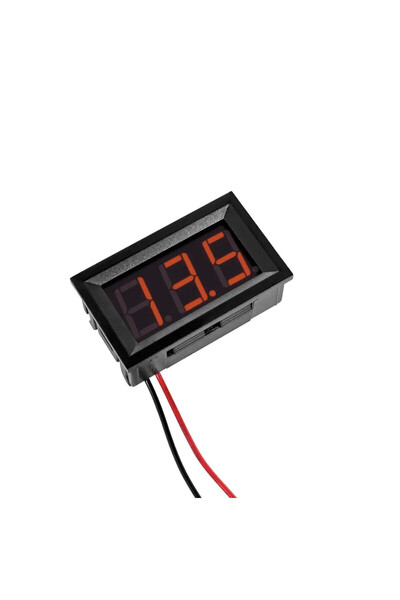OEM Ψηφιακό βολτόμετρο αυτοκινήτου 4.5-30V κόκκινο