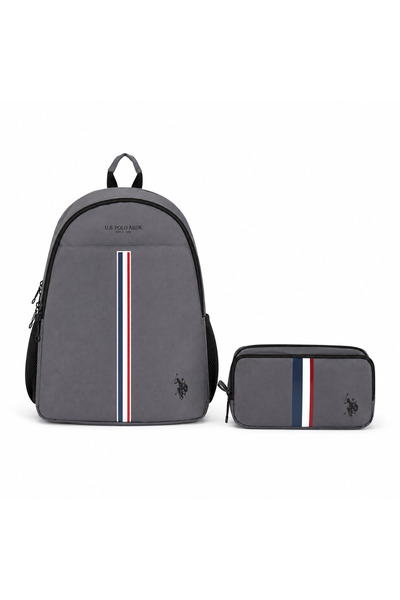 U.S. Polo Assn. Plcan25045، Plcan25048، Plcan25047 حقيبة ظهر مدرسية وطقم حامل...