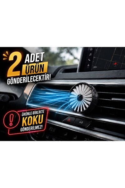 SONMEZSTORE 3D Uçak Motoru Tasarımlı Kokulu Araç Klima Havalandırma Fanı – Ar...