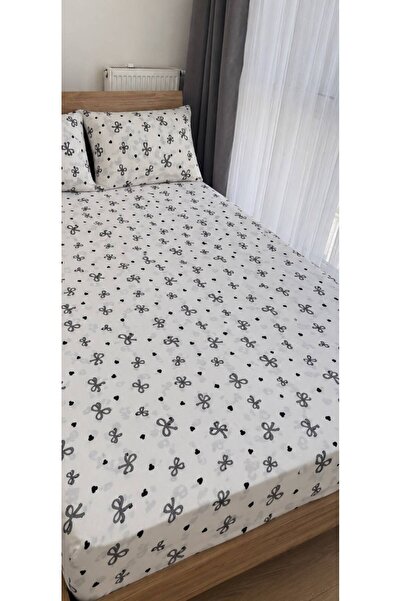 Sheri Home Lastikli Çarşaf Seti %100 Pamuk Yumuşak Dokulu-Kaymaz Tam Geçmeli Fitted Sheet –Premium Pamuk 120x200/ 180x200 / 200x200