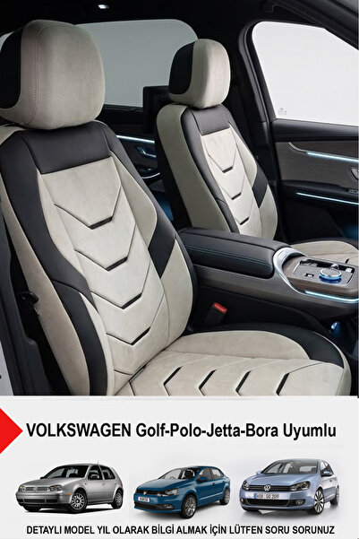 GM-DESIGN Arenza Series Luxury Car Seat Cover - (Compatible with Volkswagen B...
