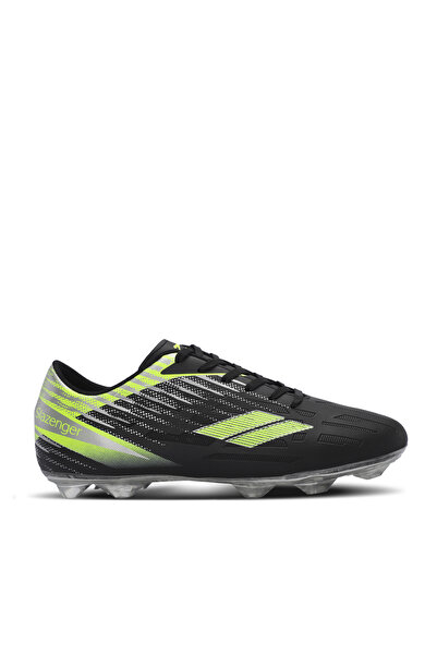 Slazenger Cambly Kr Boys' Football Boots Black / Green Soccer Shoes