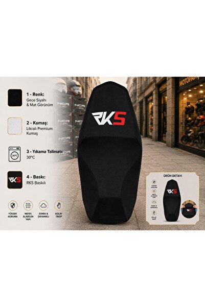 RKS Motosiklet koltuk kılıfı 50CC VE 150CC motor uyumlu