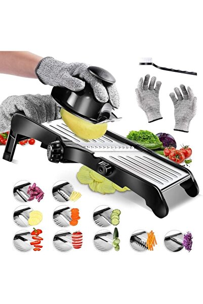 Masthome Mandoline Food Slicer Adjustable Thickness for Cheese Fruits Vegetab...