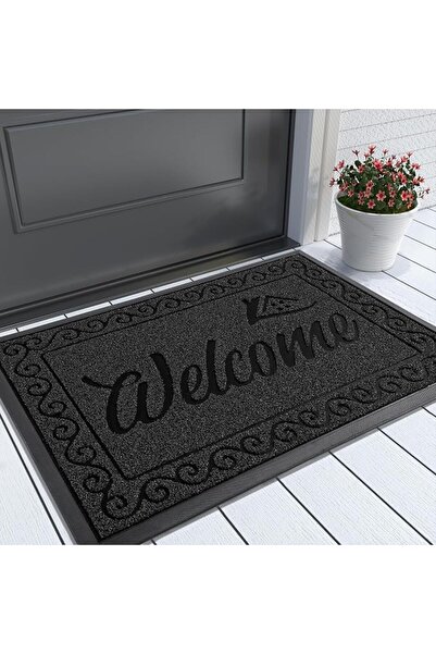 Yimobra Welcome Front Door Mat, Heavy Duty Easy Clean Doormat Indoor Outdoor,...