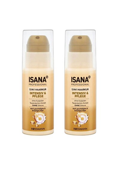 Isana Professional علاج العناية بالشعر 13 في 1 مكثف 100 مل (قطعتين)
