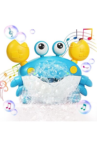 Deejoy Crab Bubble Bath Maker for The Bathtub, Blows Bubbles and Plays 12 Chi...