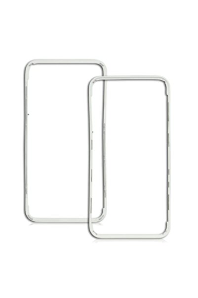 OEM Apple Ενδιάμεσο Πλαίσιο με Αυτοκόλλητο για iPhone 4S - Λευκό
