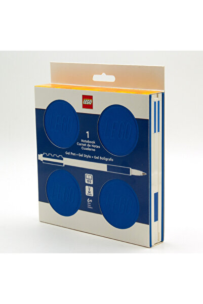LEGO ® Locking Notebook with Gel Pen Kalemli Defter Mavi (53562)