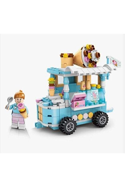 Generic AYNI 189 Pcs - Mini Street View ICE Cream Cart Building Blocks Set, C...