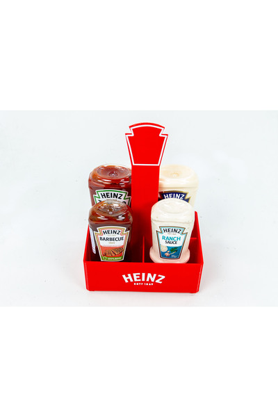 Heinz Kırmızı Sosluk Hediyeli Gurme Sos Seti 4'lü (Ketçap, Mayonez, Barbekü, ...