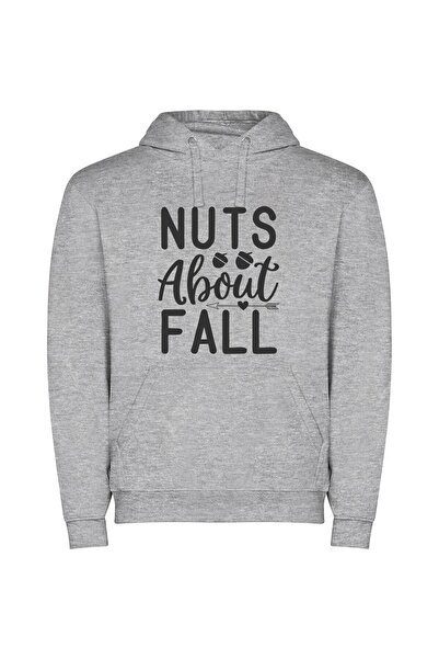 iLovePrints Falling for Acorns: A Charming Print Φούτερ με κουκούλα σε χρώμα ...