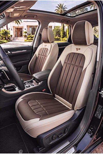 Panda Kılıf Panda Premium Crown Series Complete Leather Orthopedic Car Seat C...