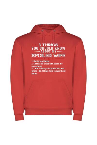 iLovePrints Consistent Red Star Alignment Φούτερ με κουκούλα σε χρώμα Κόκκινο
