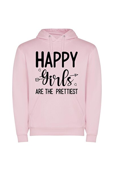 iLovePrints Radiant Girl Vibes Φούτερ με κουκούλα σε χρώμα Ροζ