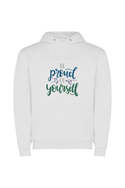 iLovePrints Proudly Inspire Breathtakingly Beautiful Φούτερ με κουκούλα σε χρ...
