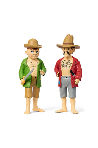 Micki Set de joacă cu figurine pirat Pippi Ciorapi Lungi, jucărie pirat pentr...