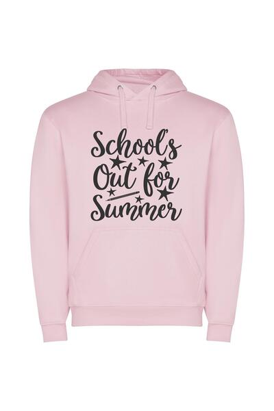 iLovePrints Summer Break Extravaganza Φούτερ με κουκούλα σε χρώμα Ροζ
