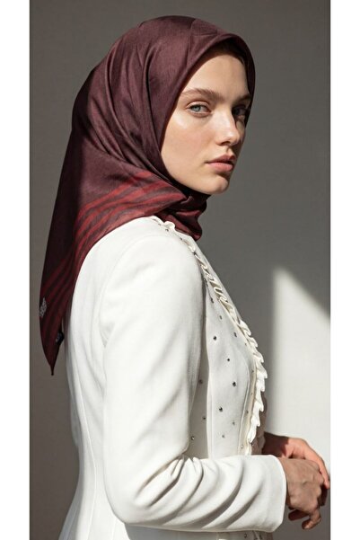 Levidor Evening Dress Amber Scarf Striped Tape Pattern