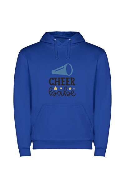 iLovePrints Cheer Babe's Adobe Masterpiece Φούτερ με κουκούλα σε χρώμα Μπλε