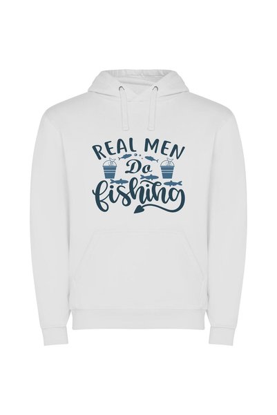 iLovePrints Macho Angler Presents: Fishmen's Reality Φούτερ με κουκούλα σε χρ...