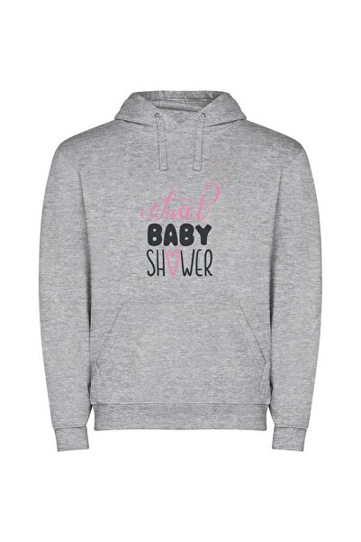 iLovePrints Sugar-Coated Baby Bliss Φούτερ με κουκούλα σε χρώμα Γκρι