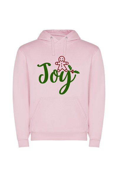iLovePrints Merry Garnett Joy Fest Φούτερ με κουκούλα σε χρώμα Ροζ