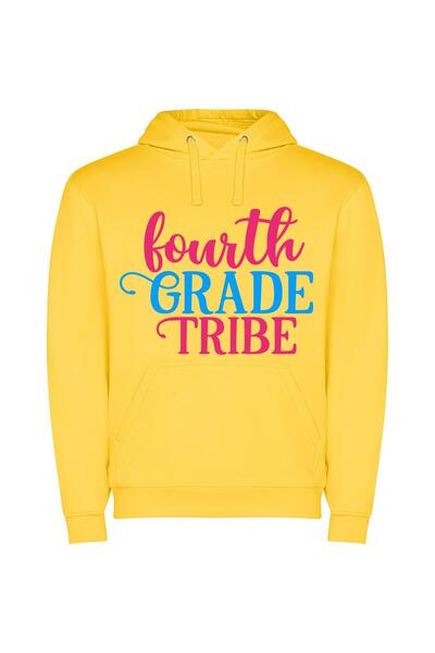 iLovePrints Tribe's Elite Fourth Grade Φούτερ με κουκούλα σε χρώμα Κίτρινο
