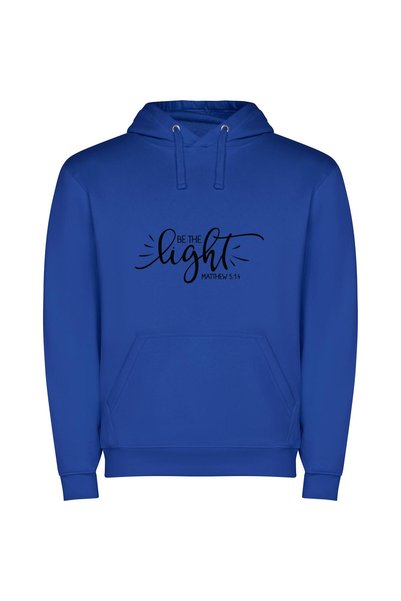 iLovePrints Eternal Light Brilliance Φούτερ με κουκούλα σε χρώμα Μπλε