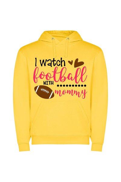 iLovePrints Premiere Football: Beautifully Watched Φούτερ με κουκούλα σε χρώμ...